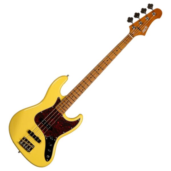 JET Guitars JJB-300 Bass Vintage Yellow