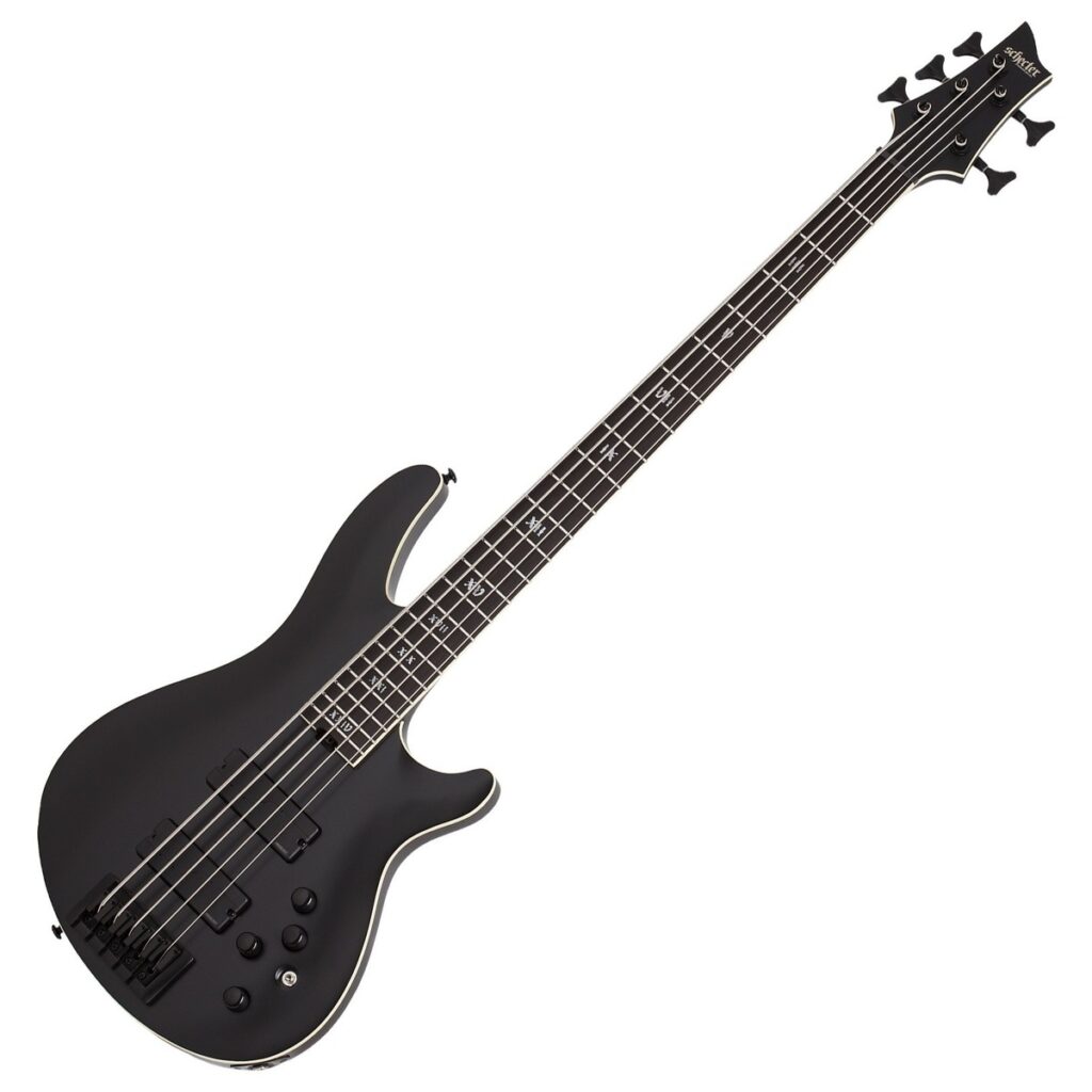Schecter SLS Evil Twin-5 Bass Satin Black