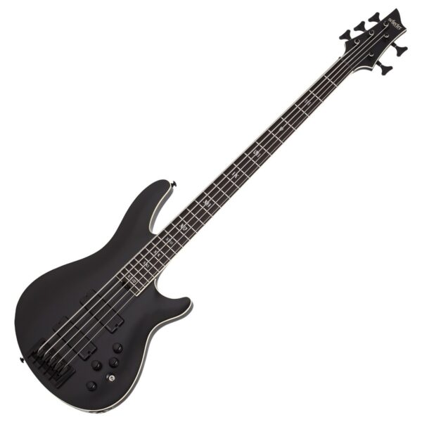 Schecter SLS Evil Twin-5 Bass Satin Black