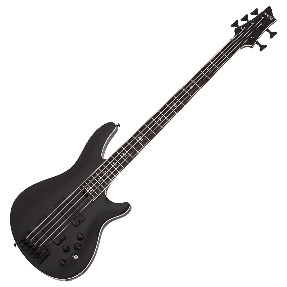 Schecter SLS Evil Twin-5 Bass Satin Black