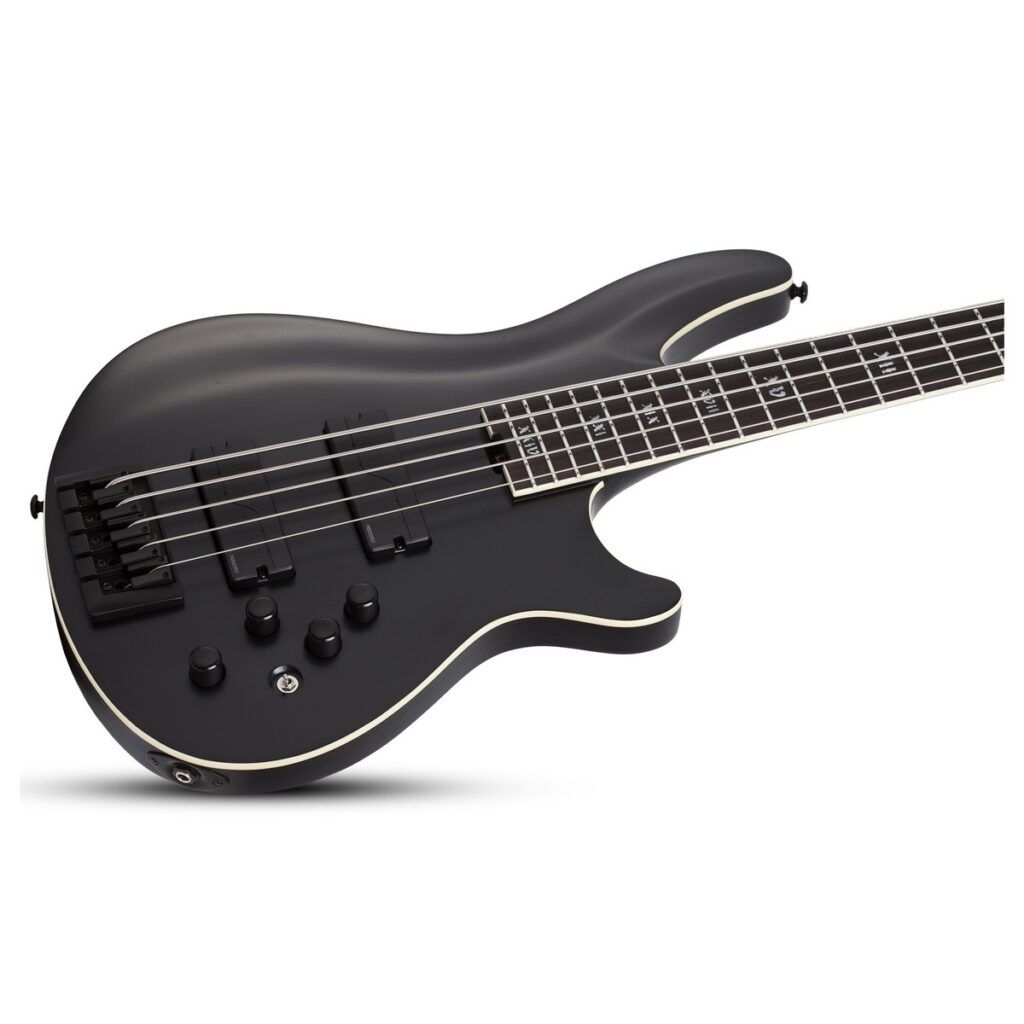 Schecter SLS Evil Twin-5 Bass Satin Black
