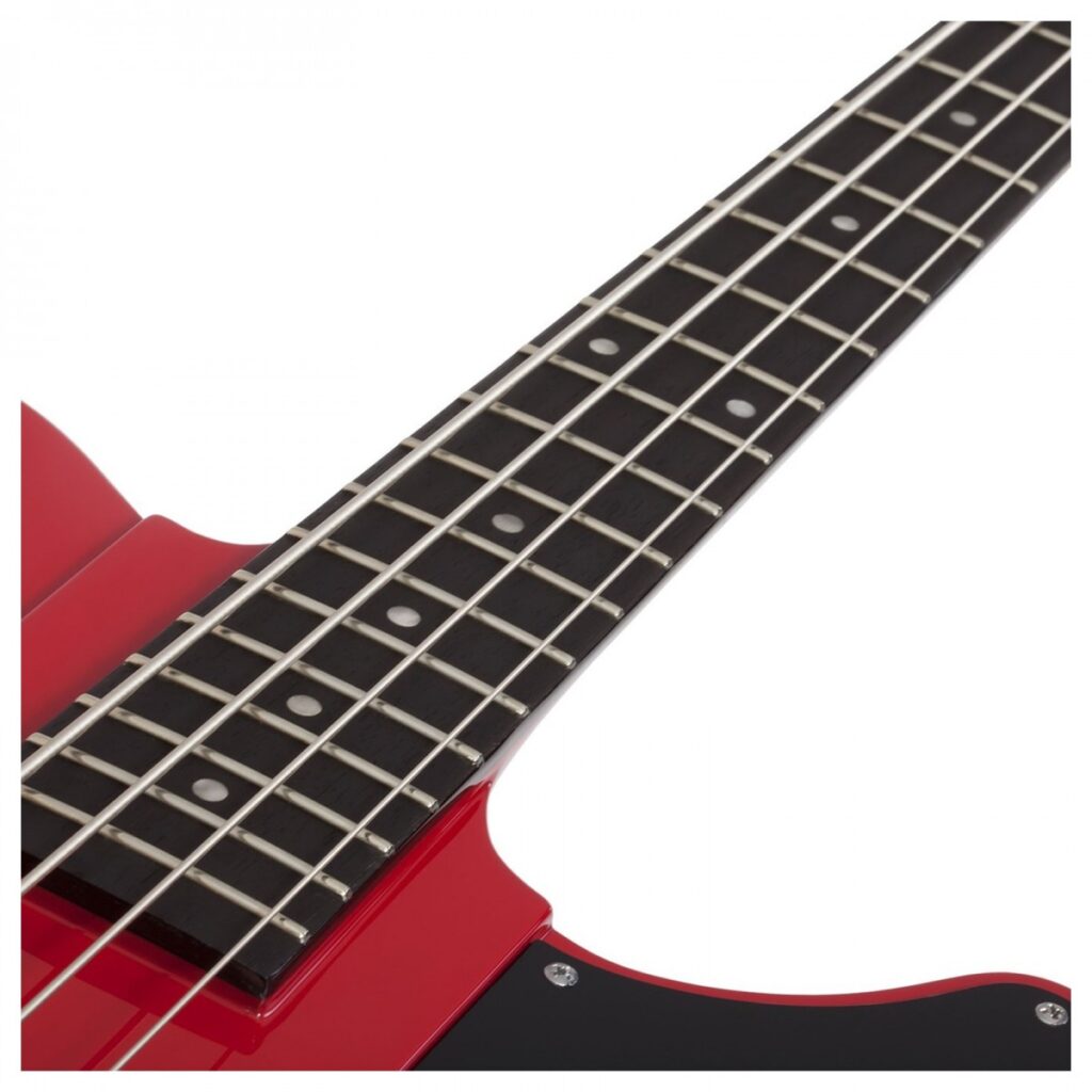 Schecter Simon Gallup Ultra Bass Red Black