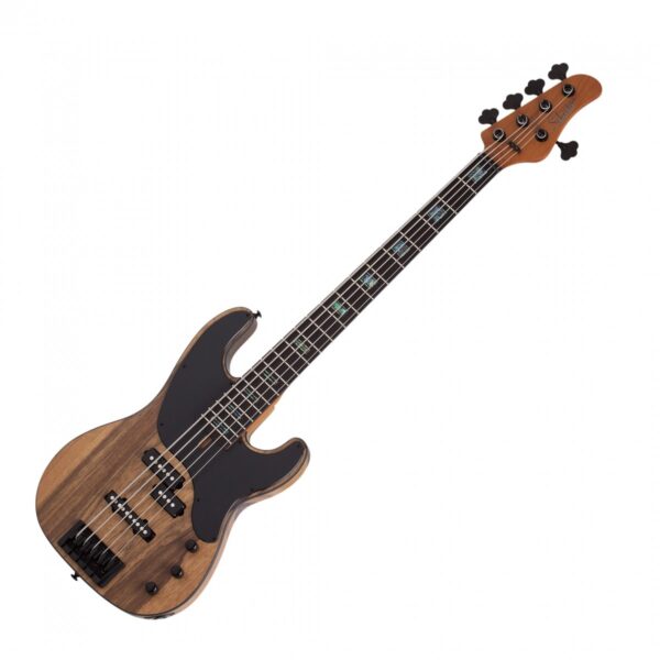 Schecter Model-T 5 Exotic Bass Black Limba