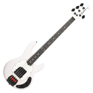Music Man Tim Commerford StingRay Passive Fight Night White