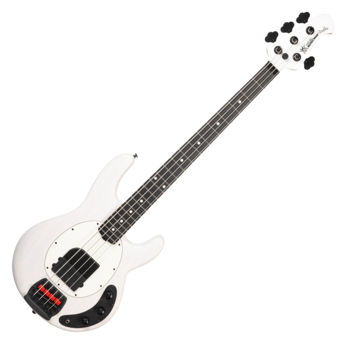Music Man Tim Commerford StingRay Passive Fight Night White