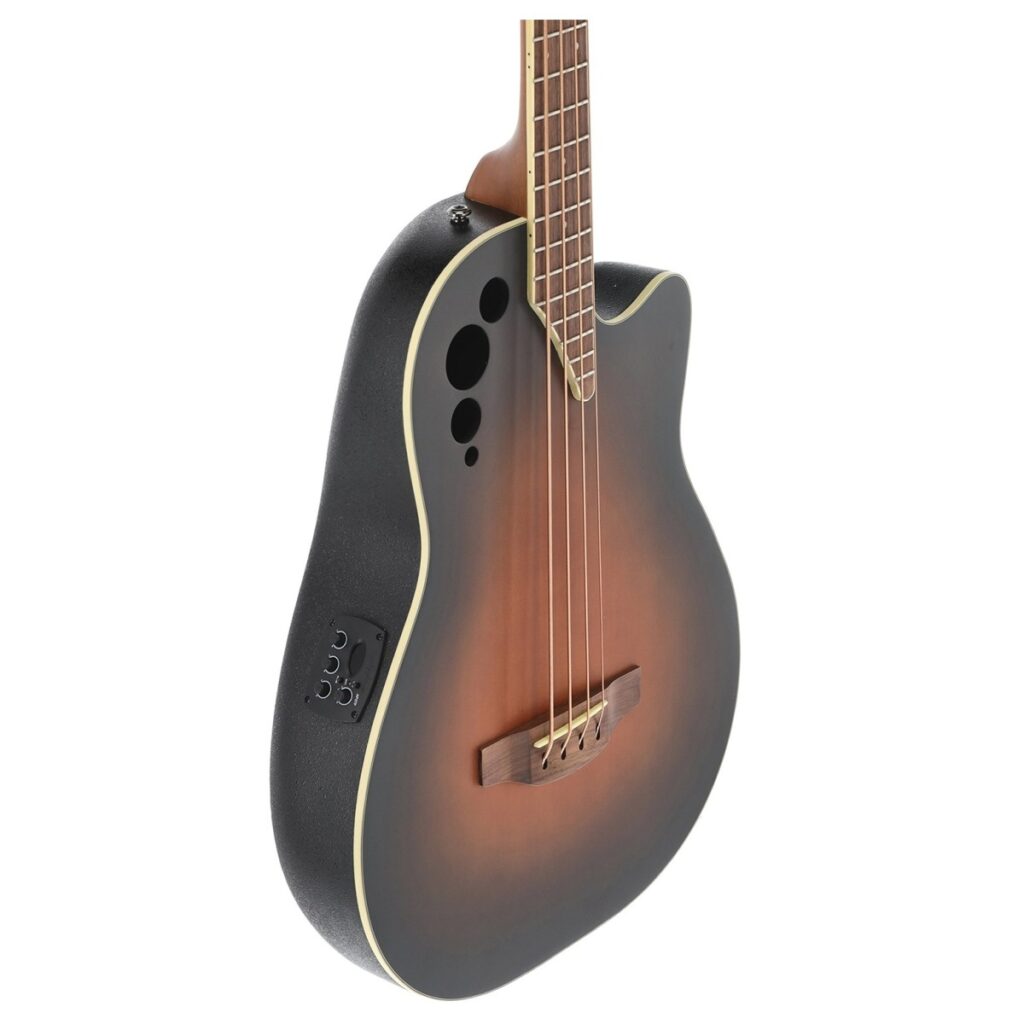 Applause AEB4 Mid Cutaway Acoustic Bass Honeyburst Satin