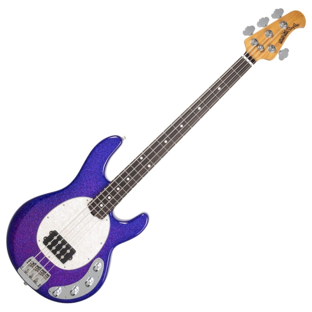Music Man StingRay Special Violet Sparkle Burst