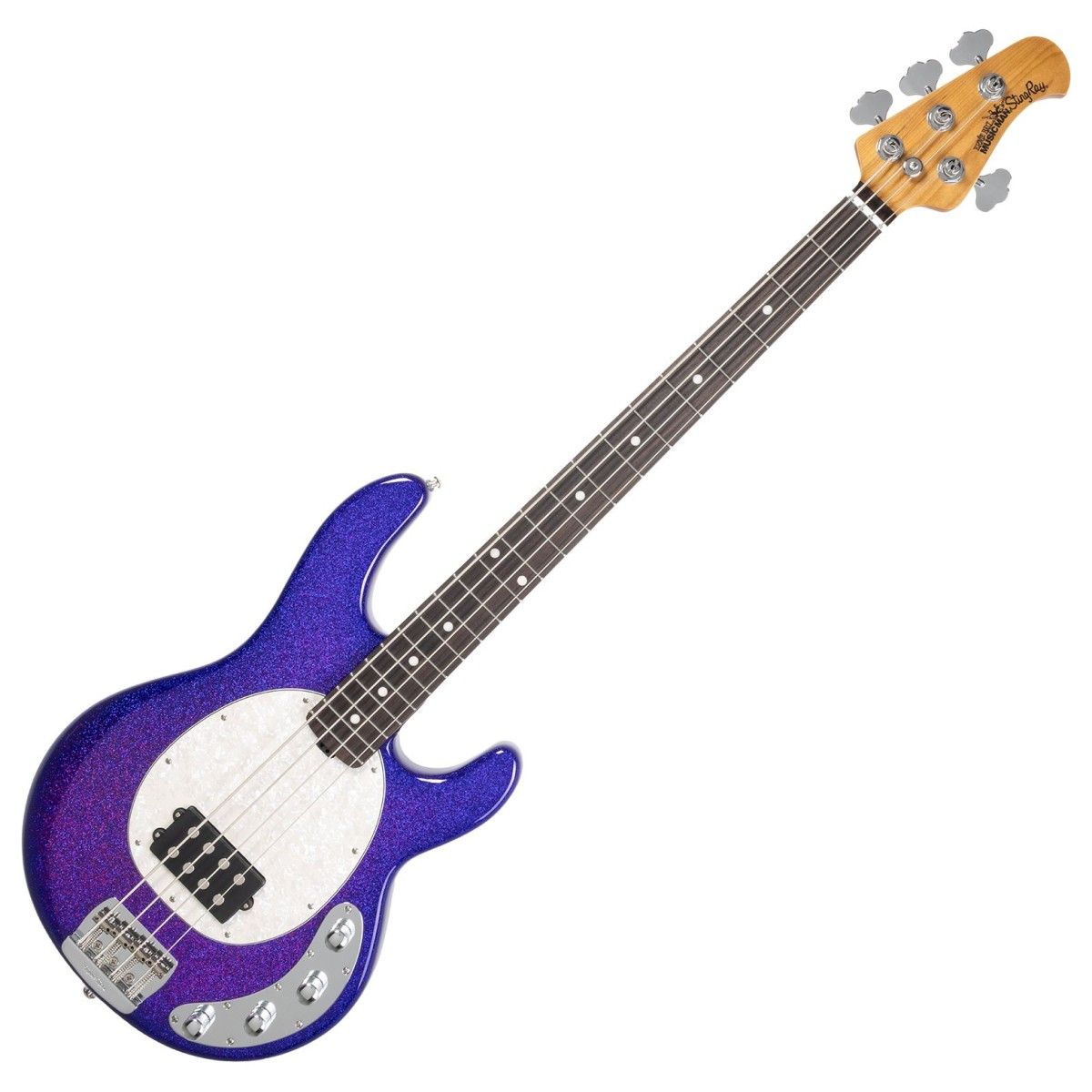 Music Man StingRay Special Violet Sparkle Burst