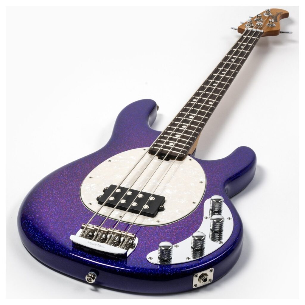 Music Man StingRay Special Violet Sparkle Burst