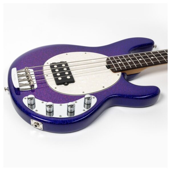 Music Man StingRay Special Violet Sparkle Burst