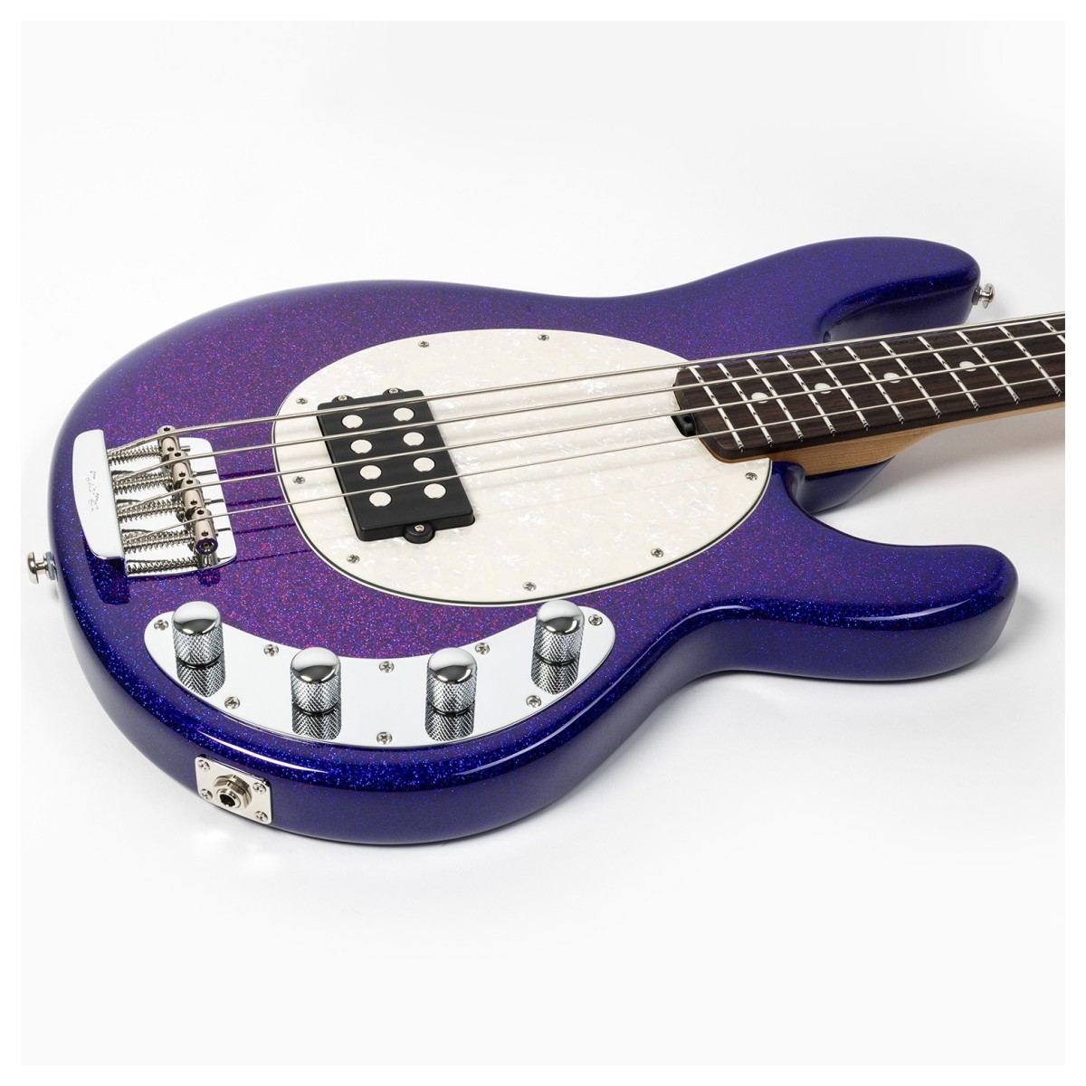 Music Man StingRay Special Violet Sparkle Burst