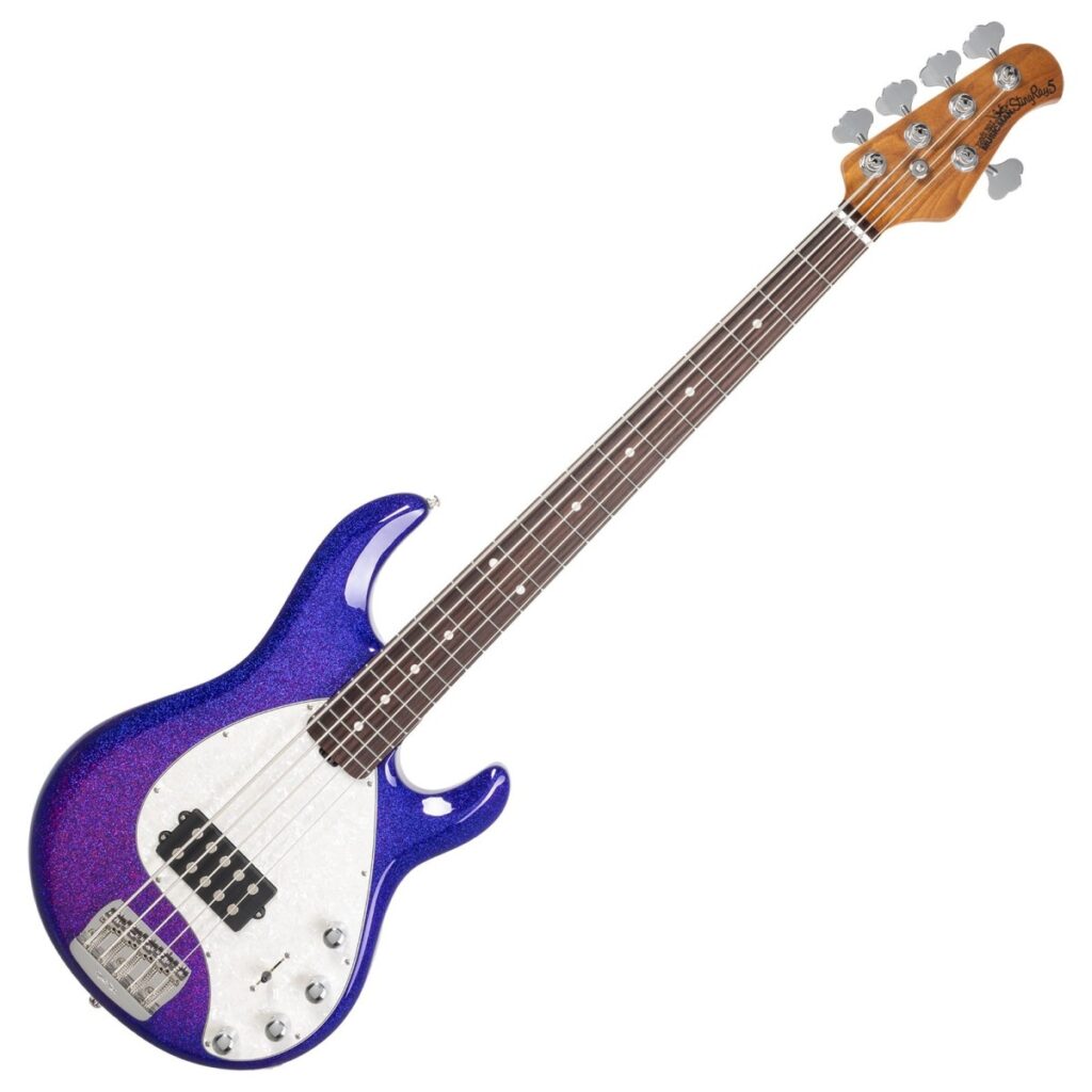 Music Man StingRay Special 5 Violet Sparkle Burst