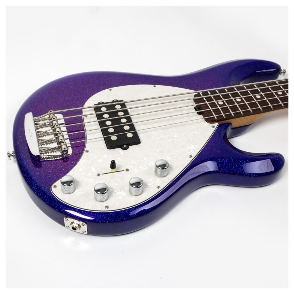 Music Man StingRay Special 5 Violet Sparkle Burst