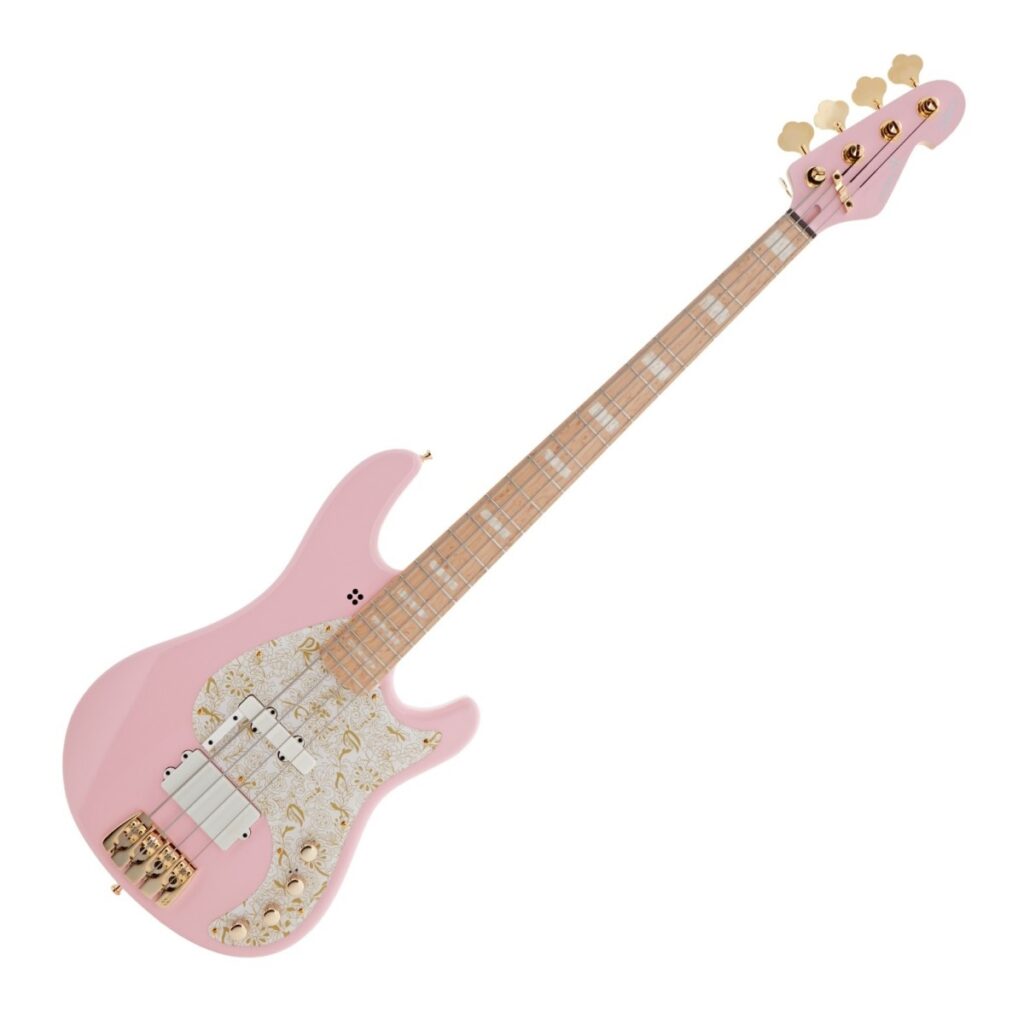 Sandberg California II V-TM Ida Nielsen signature Bass Soft Aged Custom Pink