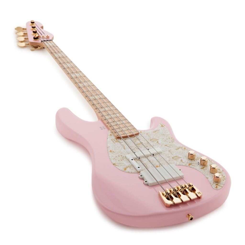 Sandberg California II V-TM Ida Nielsen signature Bass Soft Aged Custom Pink