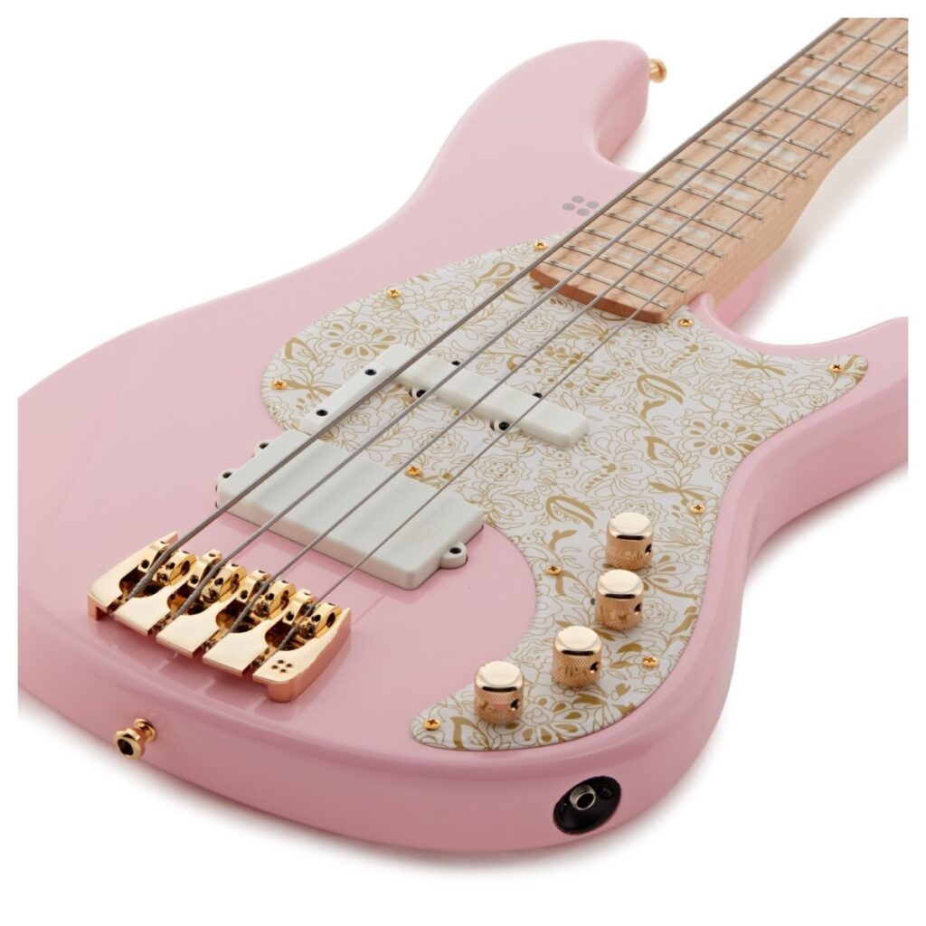 Sandberg California II V-TM Ida Nielsen signature Bass Soft Aged Custom Pink
