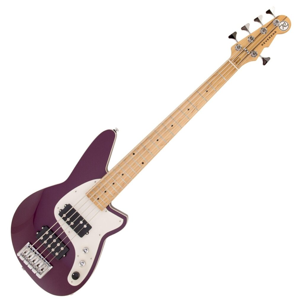 Reverend Guitars Mercalli 5 Bass Purple Punch