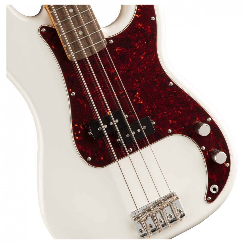 Squier Classic Vibe 60s Precision Bass Olympic White & Eden Orbiter 8 Bass Combo Amp
