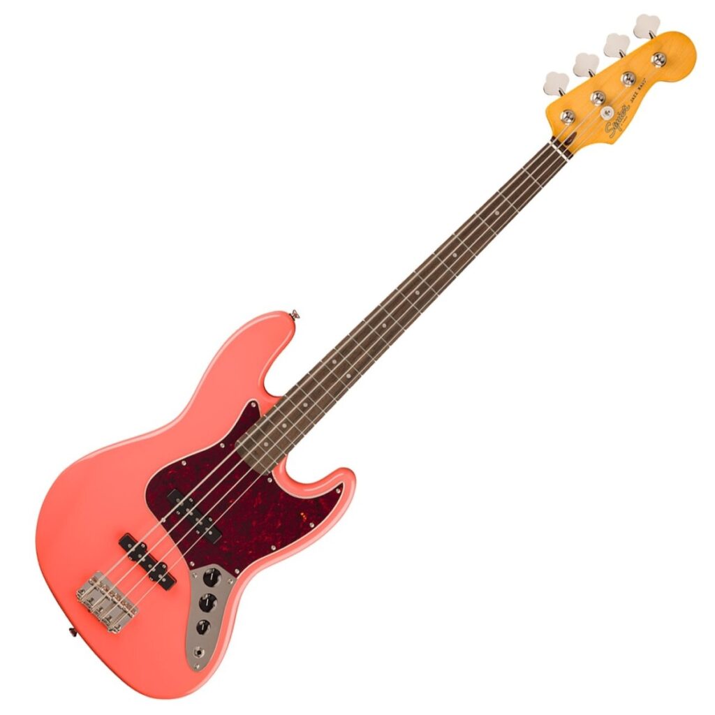 Squier Classic Vibe 60s Jazz Bass Tahitian Coral
