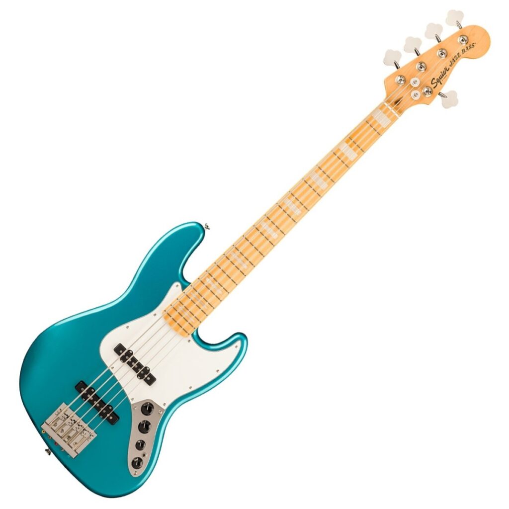 Squier Classic Vibe Active 70s Jazz Bass V Ocean Turquoise