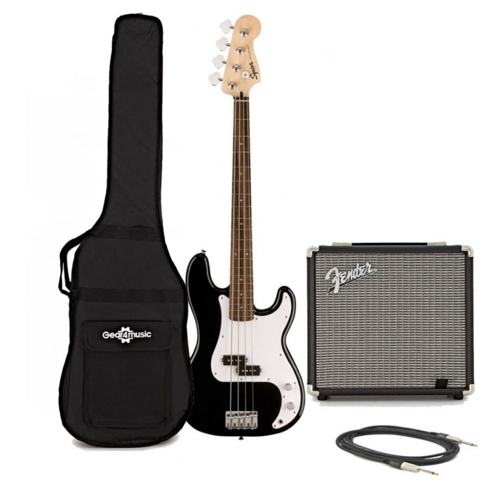 Squier Sonic Precision Bass and Fender Amp Pack Build Your Own Bundle