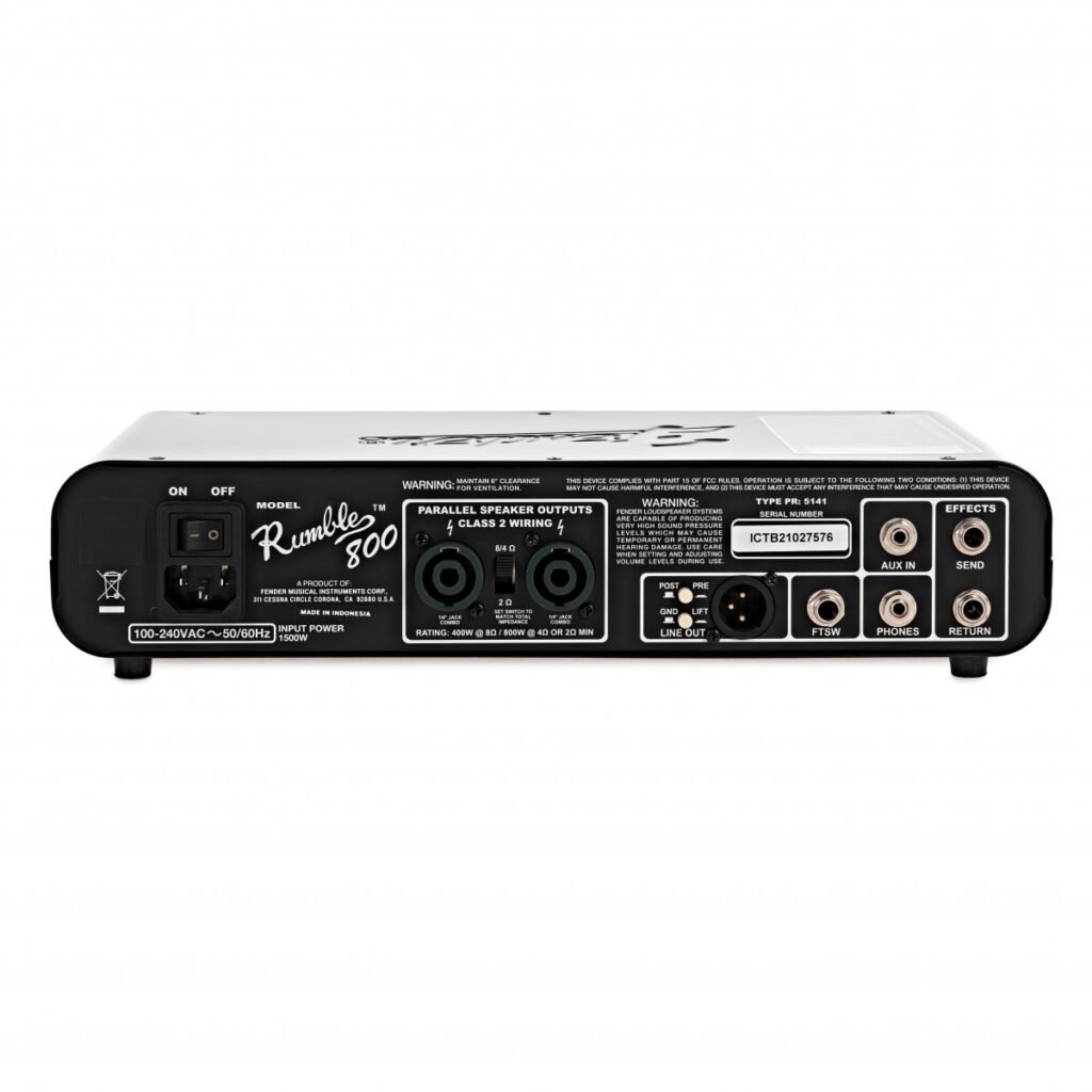 Fender Rumble 800HD Bass Head