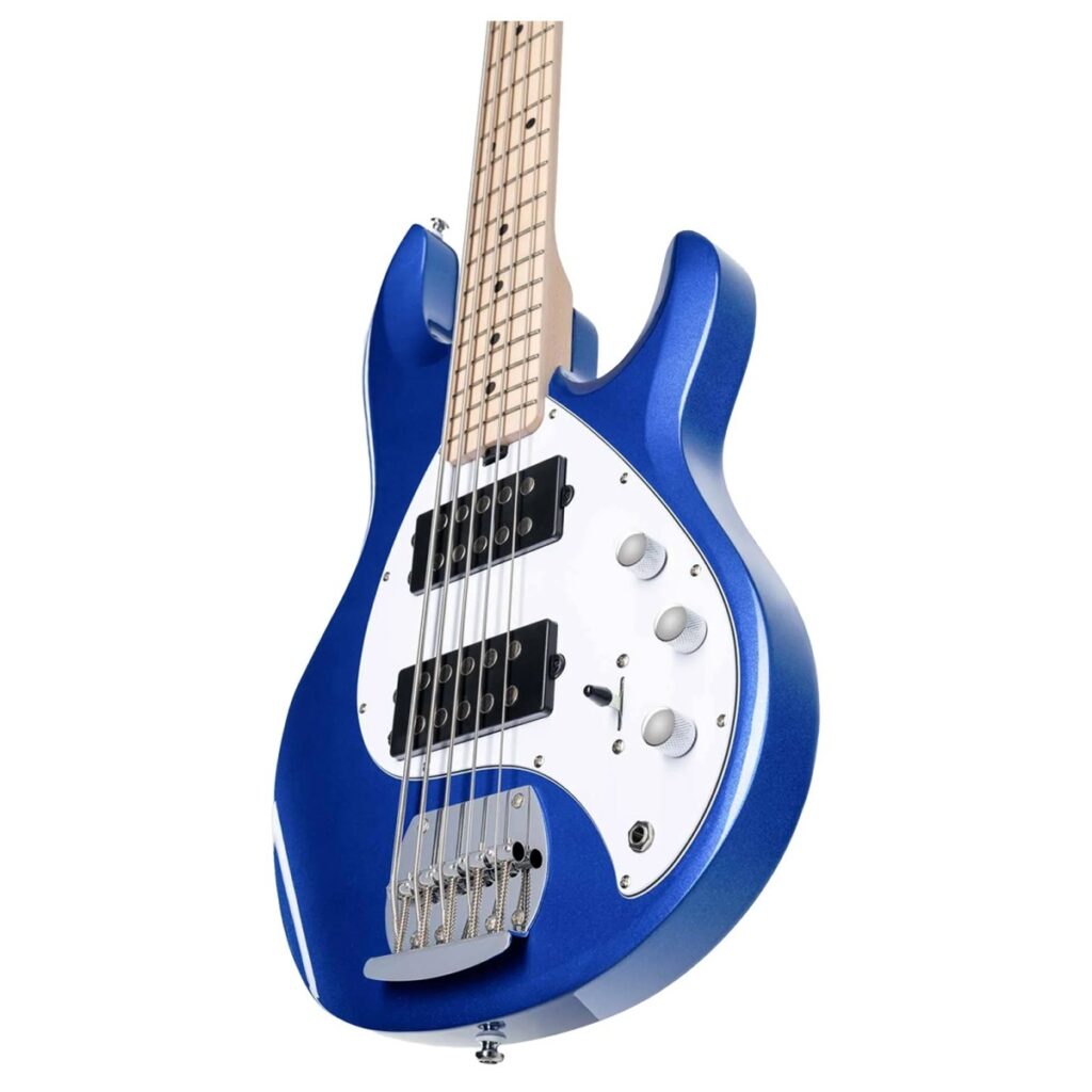 Sterling Stingray Ray5 Bass HH Cobra Blue