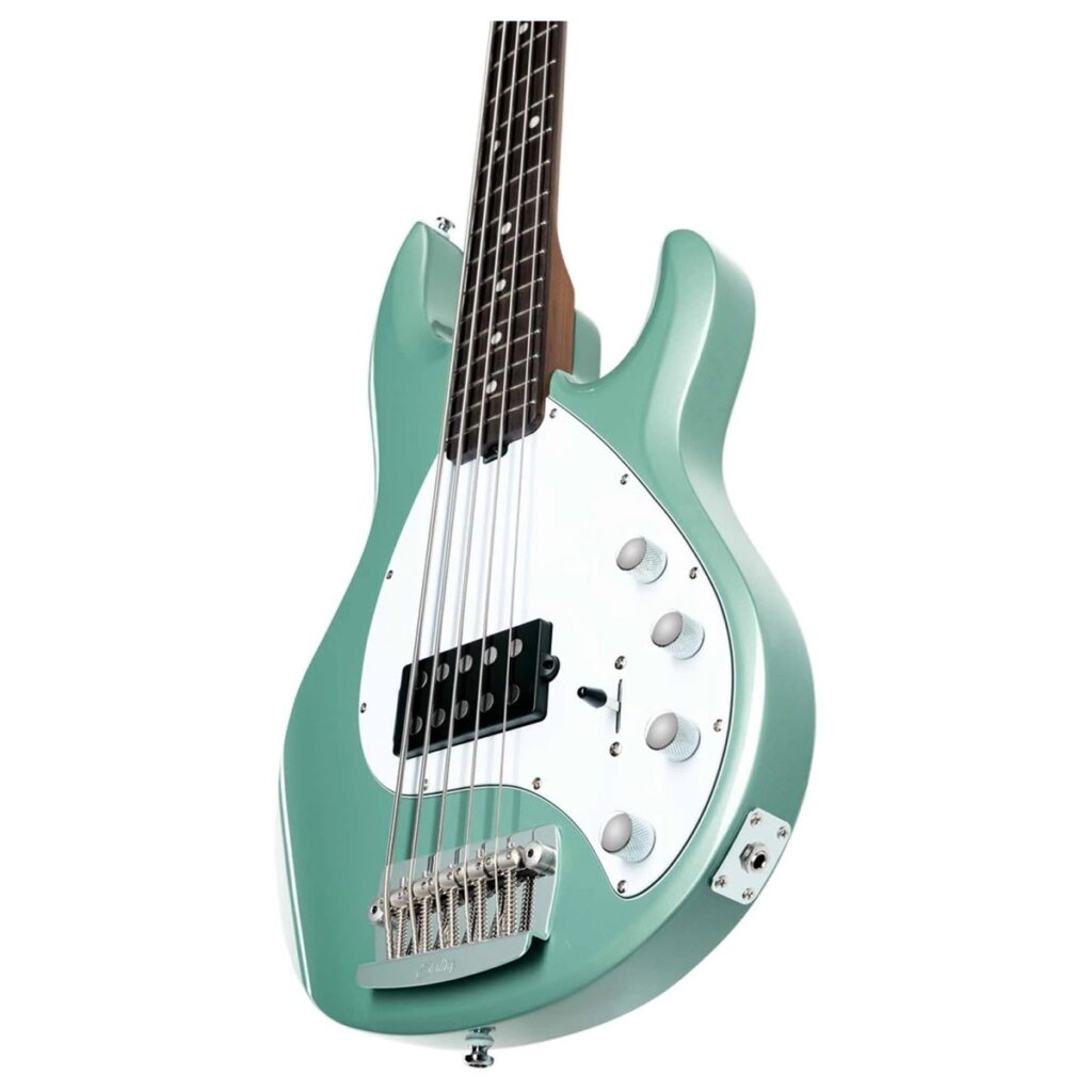 Sterling StingRay RAY35 Bass Dorado Green