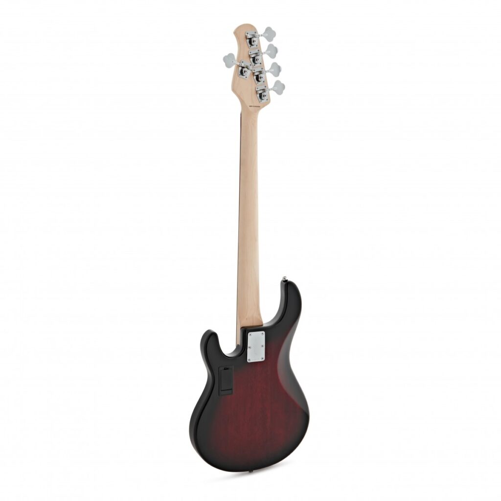 Sterling Stingray Ray5 Bass HH RW Ruby Red Burst