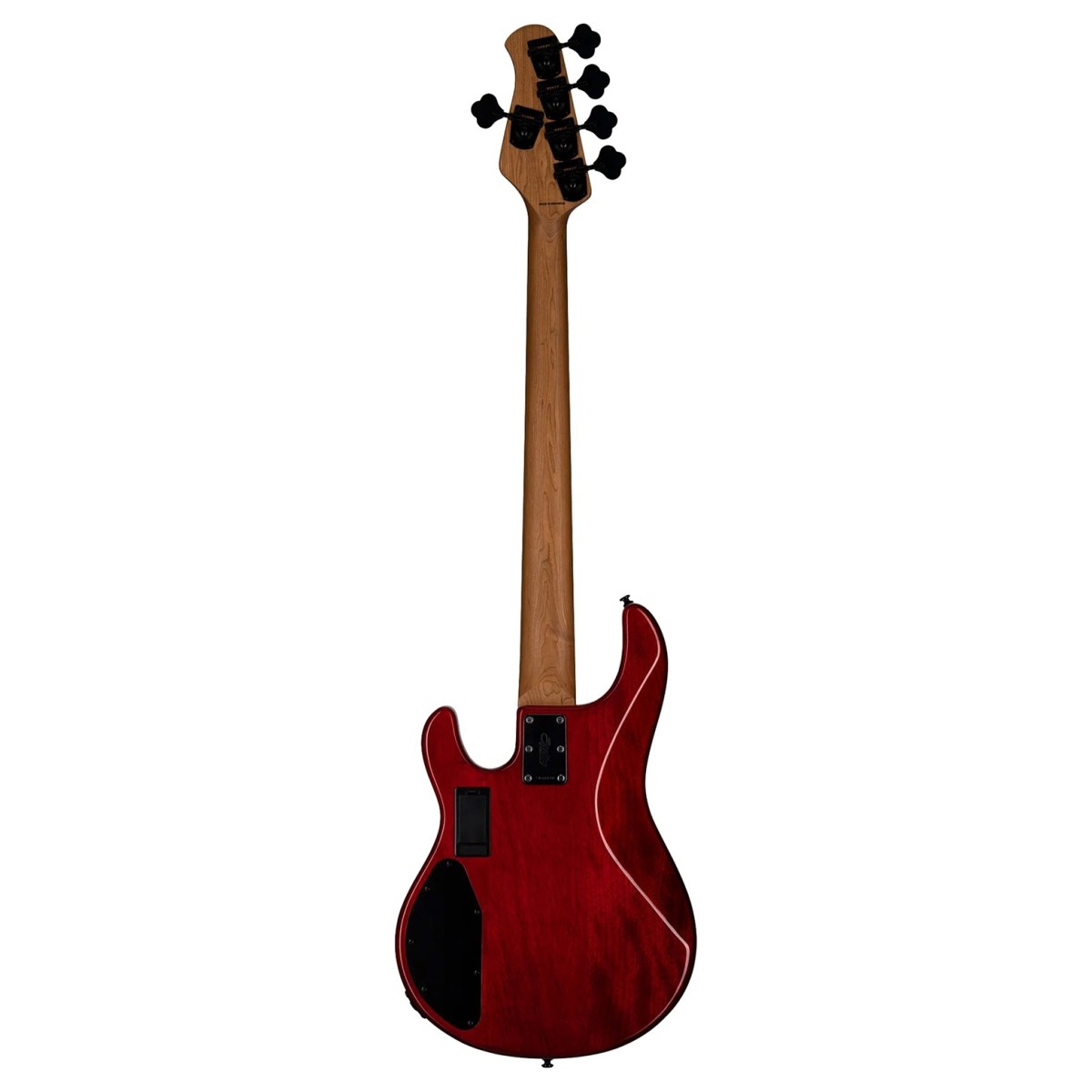 Sterling StingRay 5 HH RAY35HH Spalted Maple Blood Orange Burst