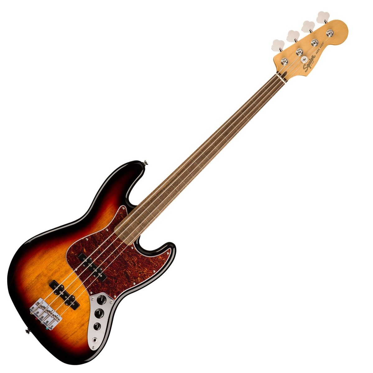 Squier Classic Vibe 60s Jazz Fretless Bass 3-Tone Sunburst