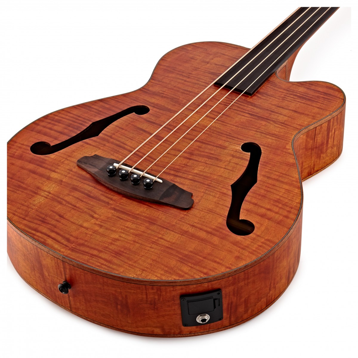 Aria FEB-F2M/FL Medium Scale Fretless Bass Stained Brown