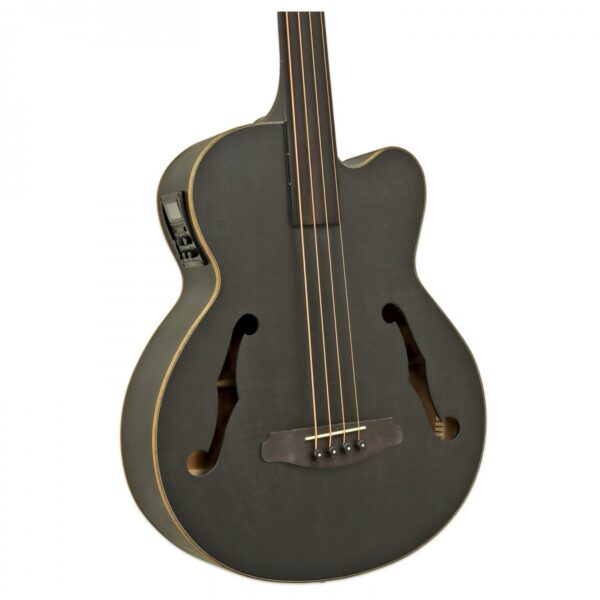 Aria FEB-F2M/FL Medium Scale Fretless Bass Stained Black