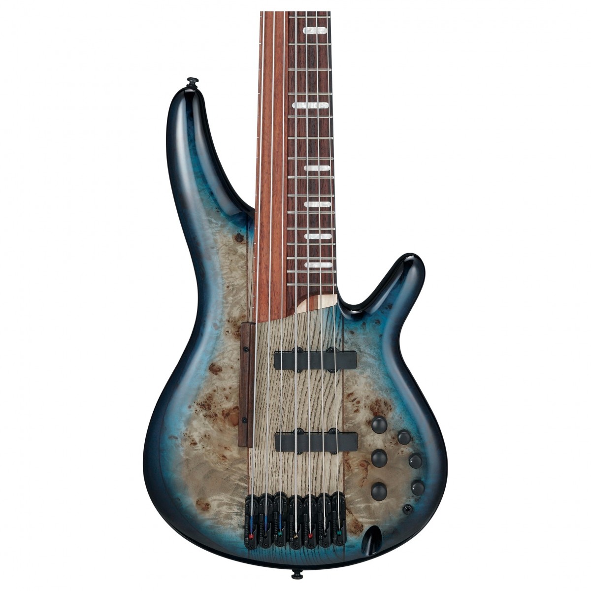 Ibanez SRAS7 Bass Workshop Cosmic Blue Starburst