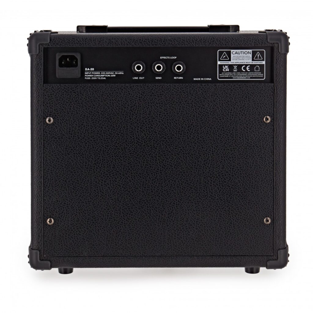 20W Electric Bass Amp by Gear4music