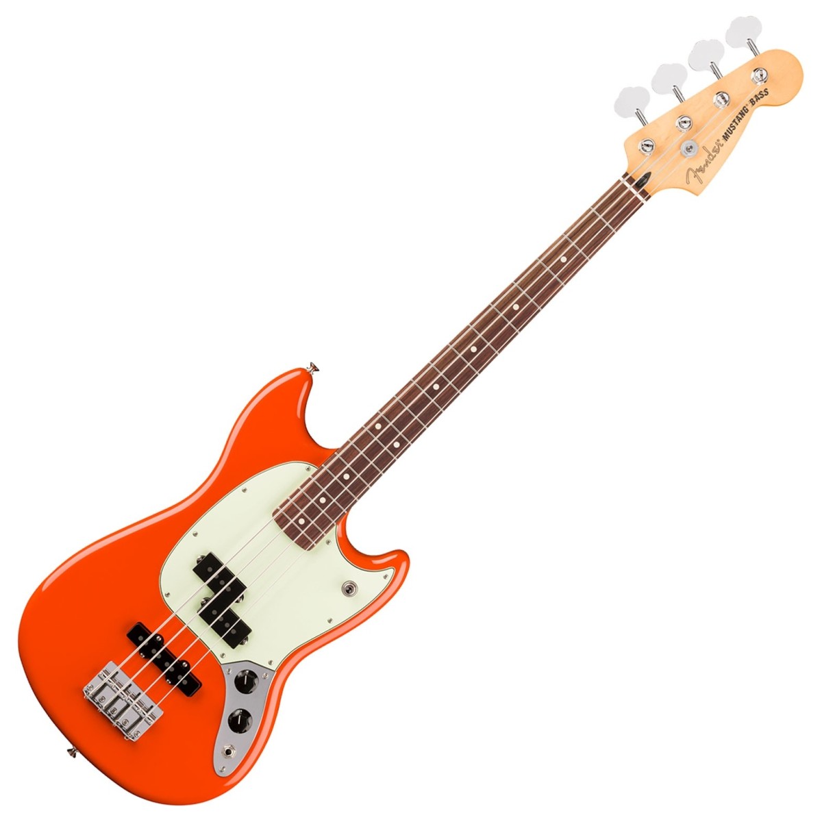 Fender Player II Mustang Bass PJ RW Rallye Orange