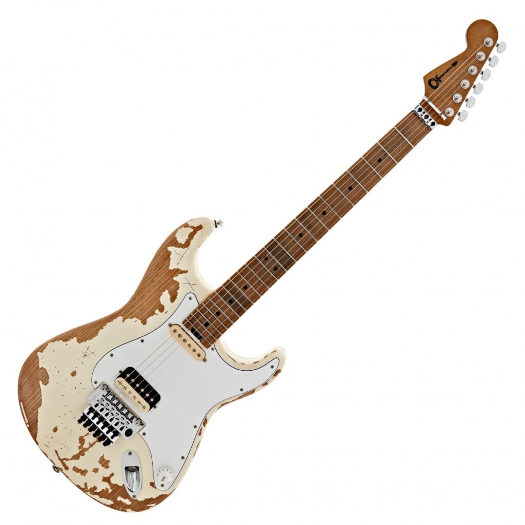 Charvel Henrik Danhage Ltd Ed Signature Pro-Mod So-Cal White Relic