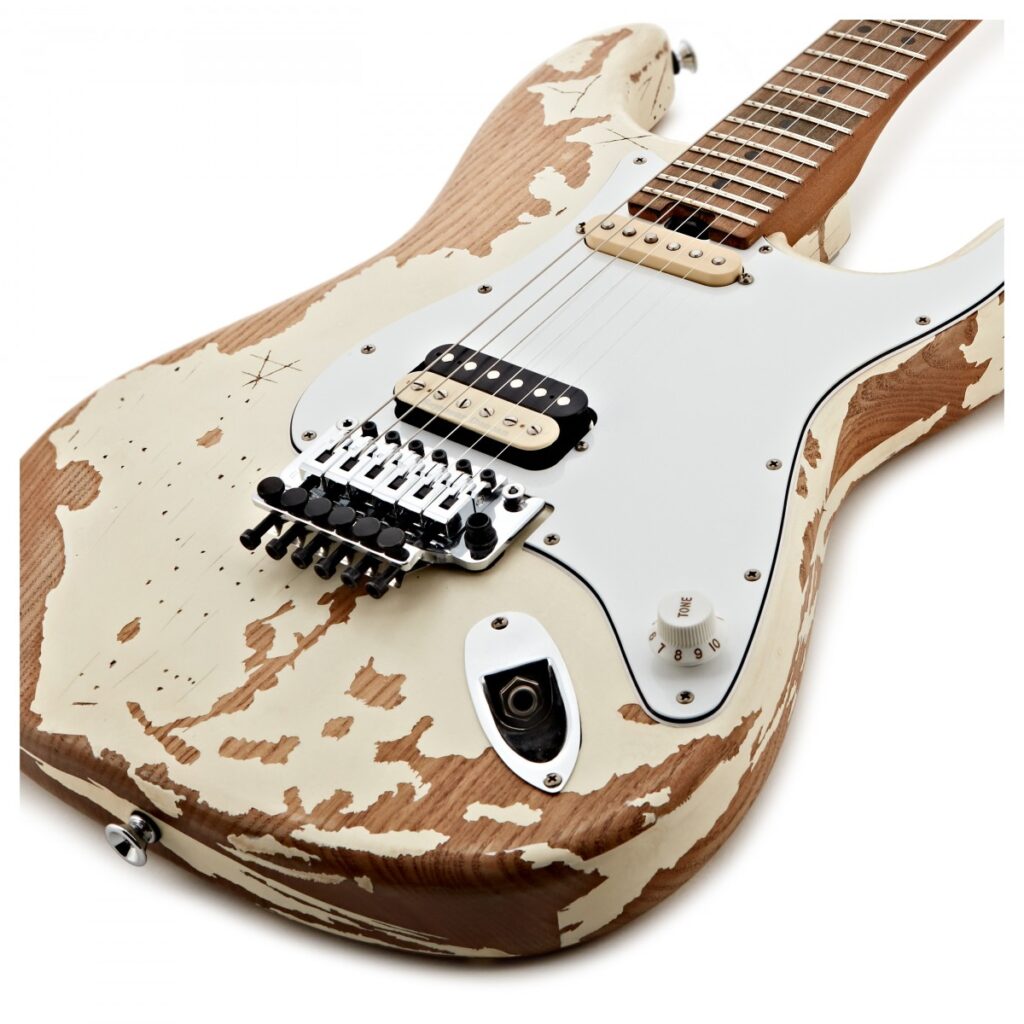 Charvel Henrik Danhage Ltd Ed Signature Pro-Mod So-Cal White Relic