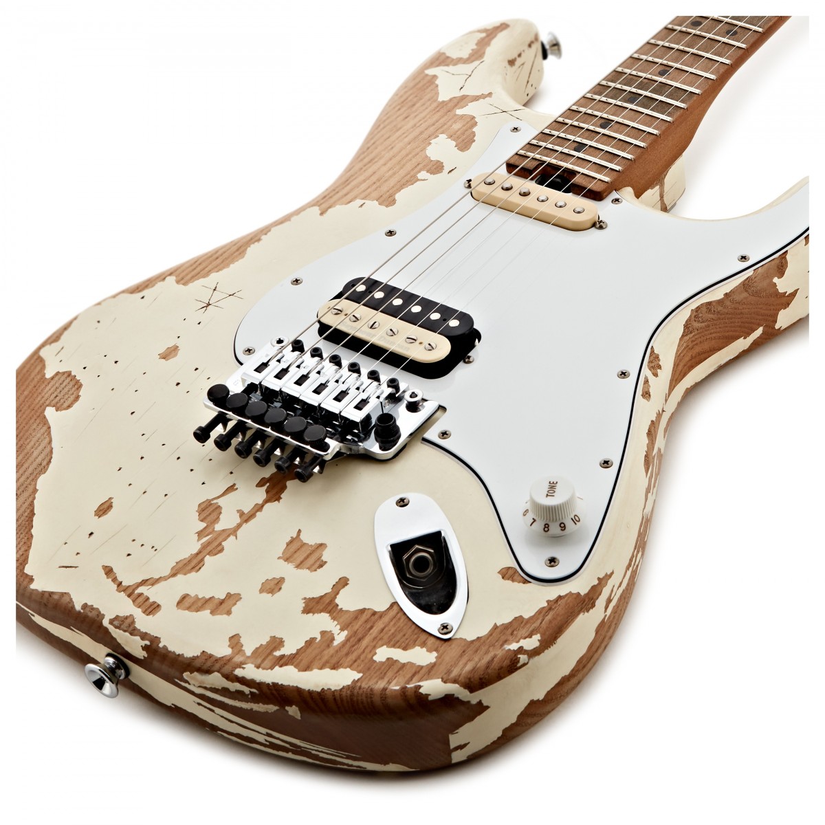 Charvel Henrik Danhage Ltd Ed Signature Pro-Mod So-Cal White Relic