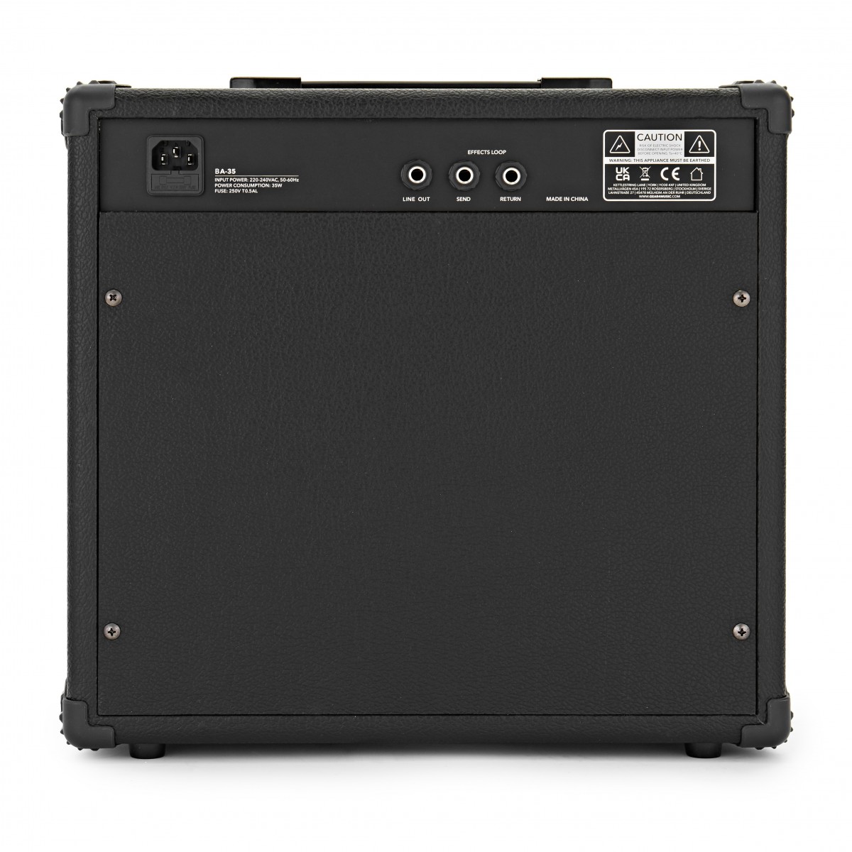 35W Bass Combo Amplifier by Gear4music