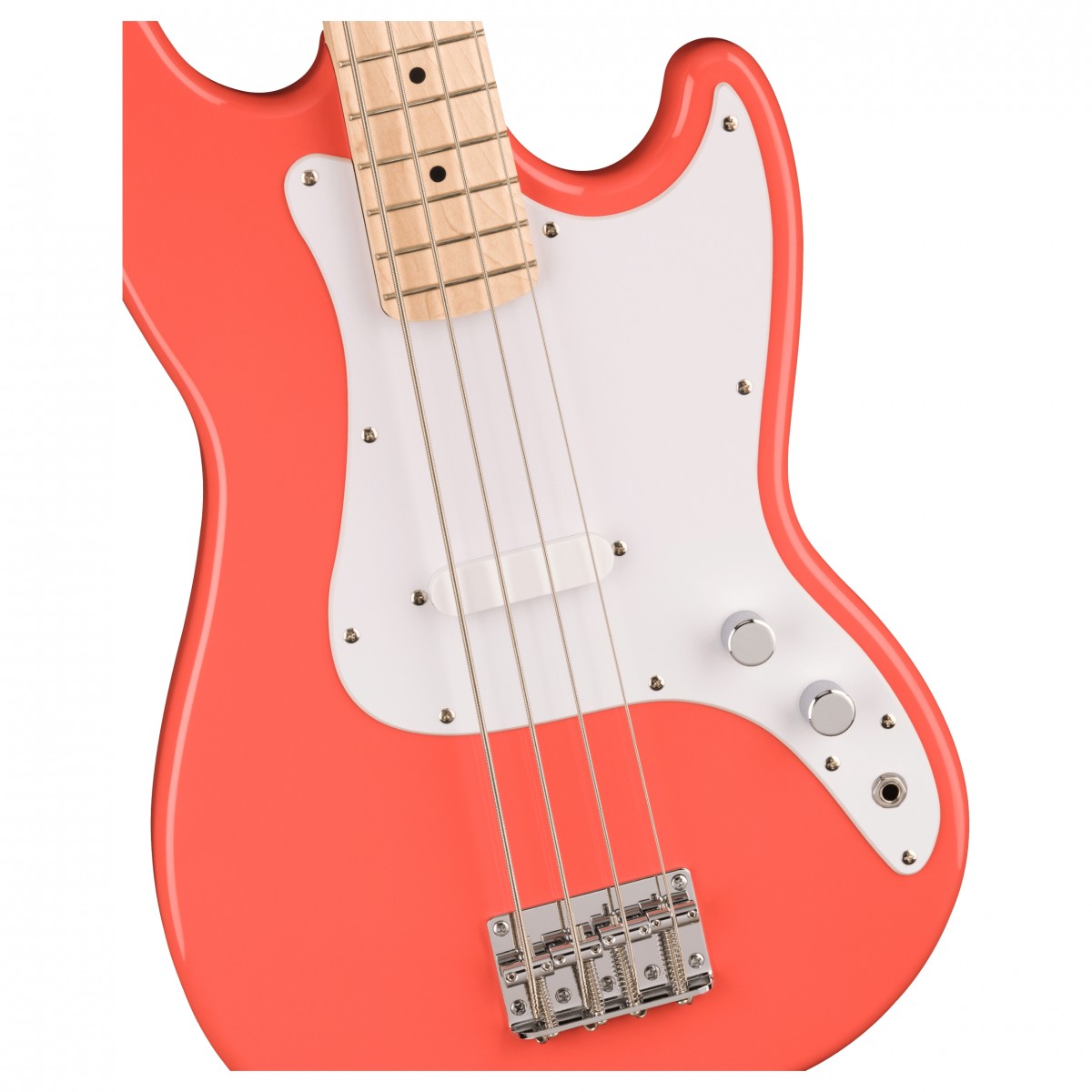 Squier Sonic Bronco Bass Tahitian Coral & Eden Orbiter 8 Bass Combo Amp