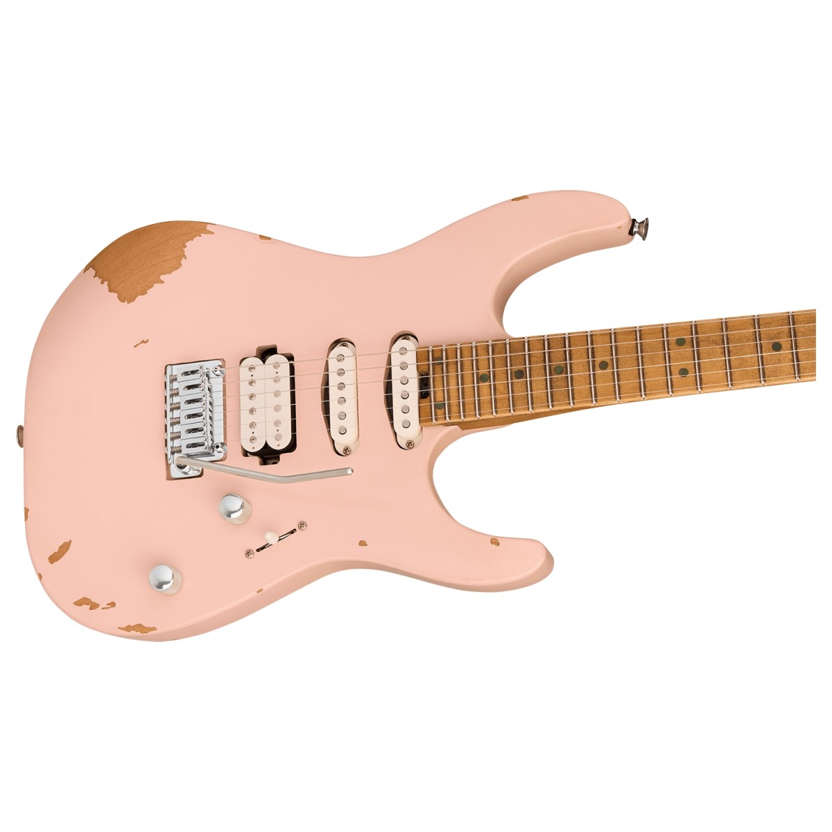 Charvel Pro-Mod Signature Rick Graham DK24 2PT CM Worn Shell Pink