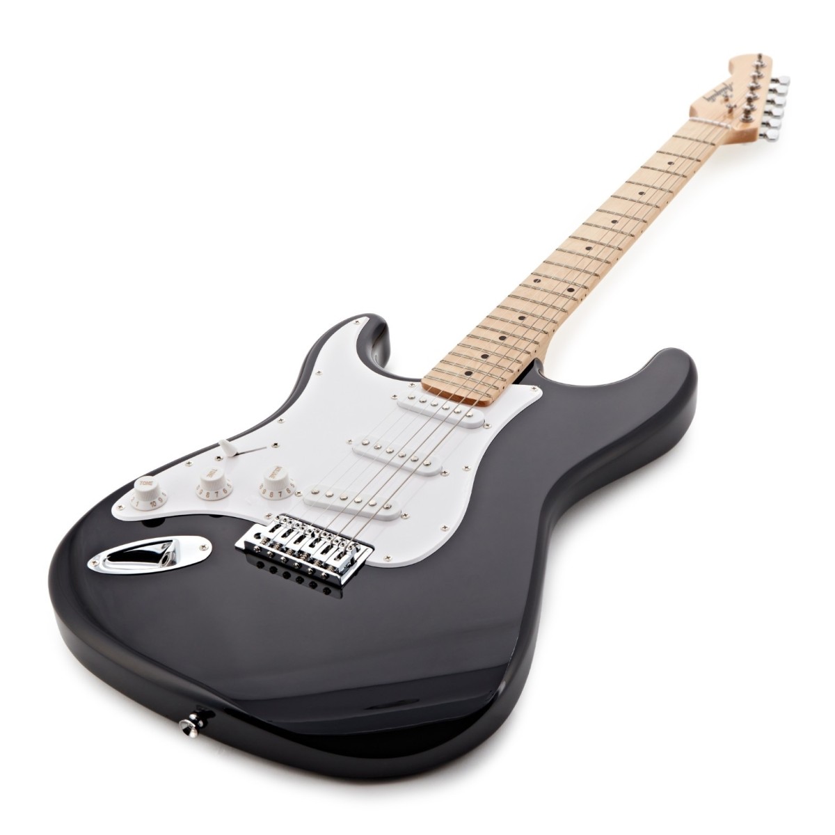 Antiquity St Guitar Lh & Amp Pack - Black
