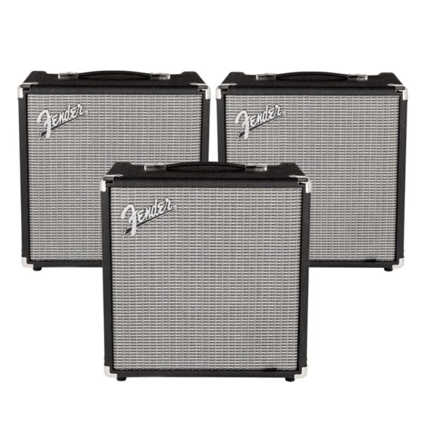 Fender Rumble 25 Bass Combo pack of 3