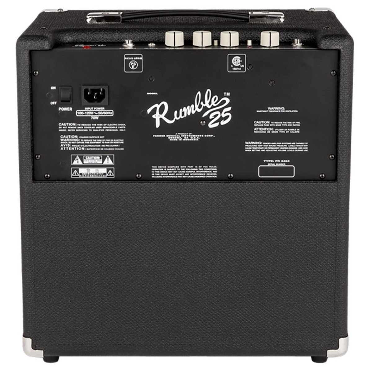 Fender Rumble 25 Bass Combo pack of 3
