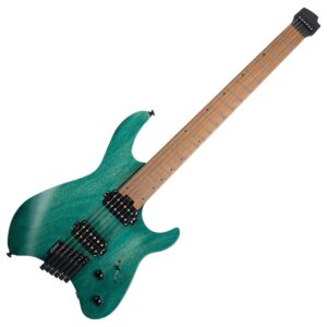 Cort Space G6MS Headless Multiscale Guitar Semi Gloss Turquoise