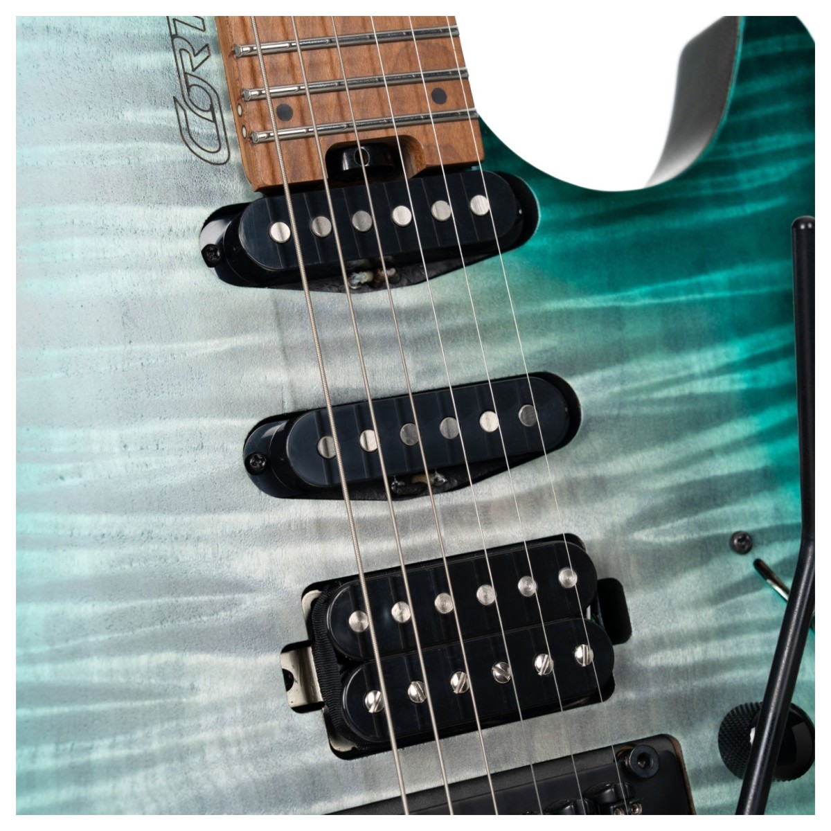 Cort Space G6TR Headless Guitar Semi Gloss Lagoon