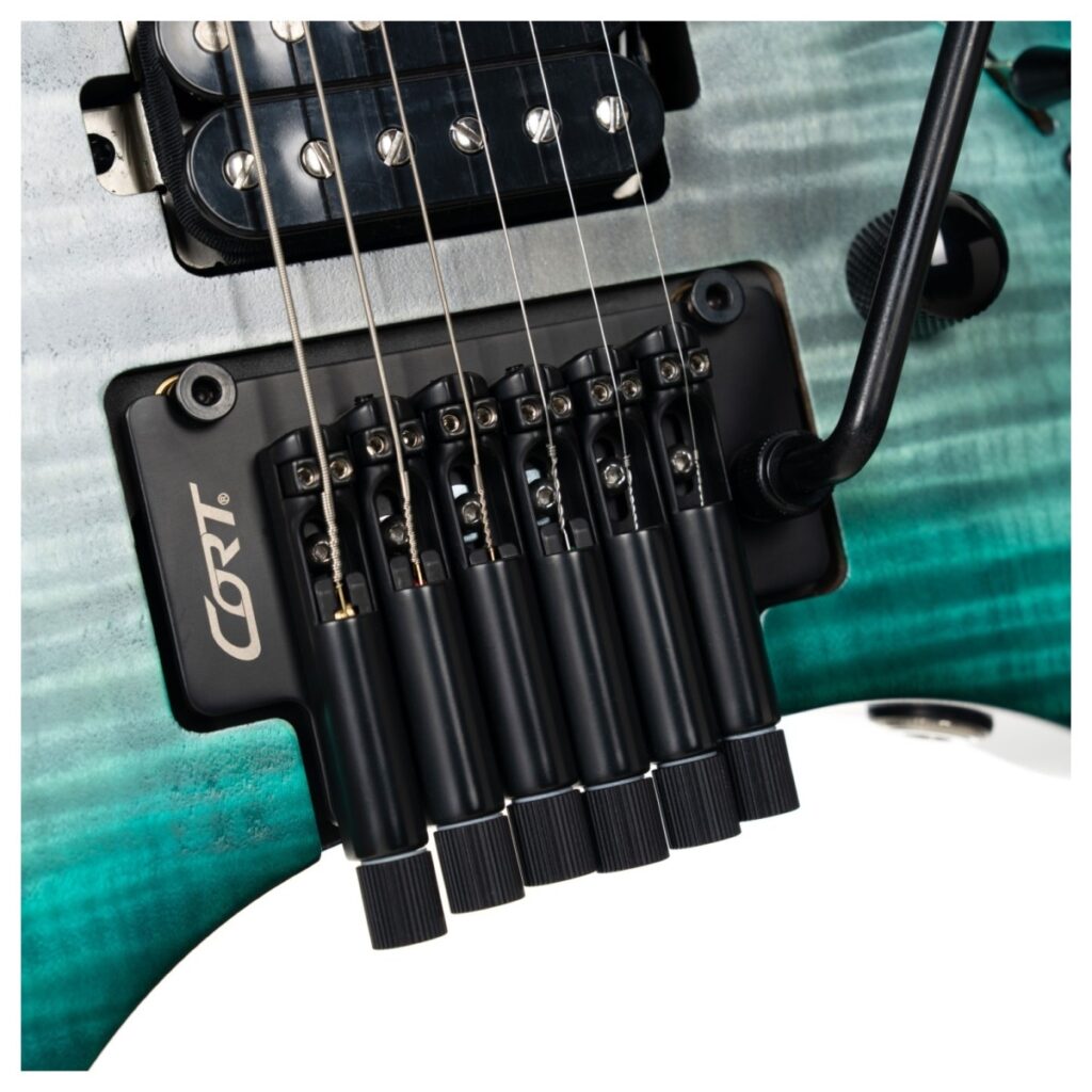 Cort Space G6TR Headless Guitar Semi Gloss Lagoon
