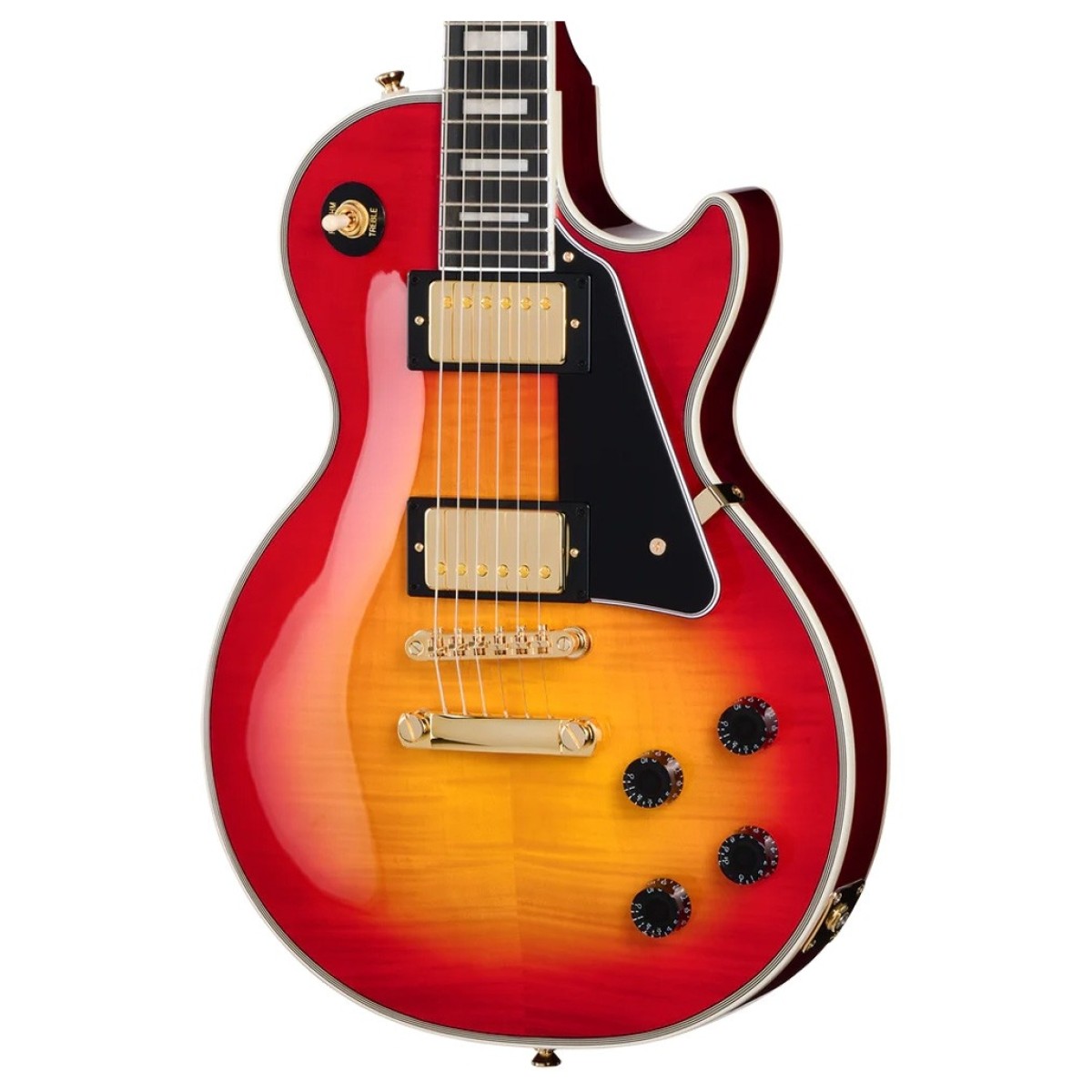 Epiphone Les Paul Custom Figured Inspired by Gibson Heritage Cherry Sunburst