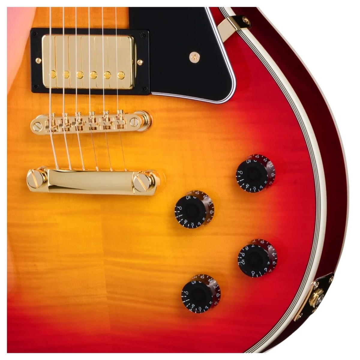 Epiphone Les Paul Custom Figured Inspired by Gibson Heritage Cherry Sunburst